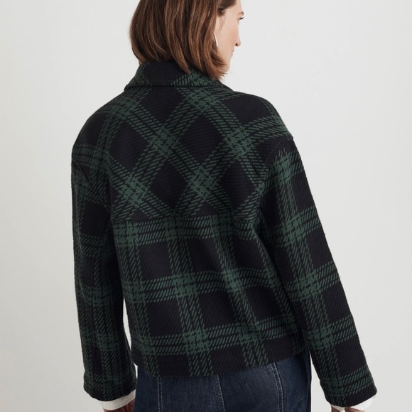 Madewell Flannel Boxy Shirt-Jacket in Plaid - Picture 2 of 6